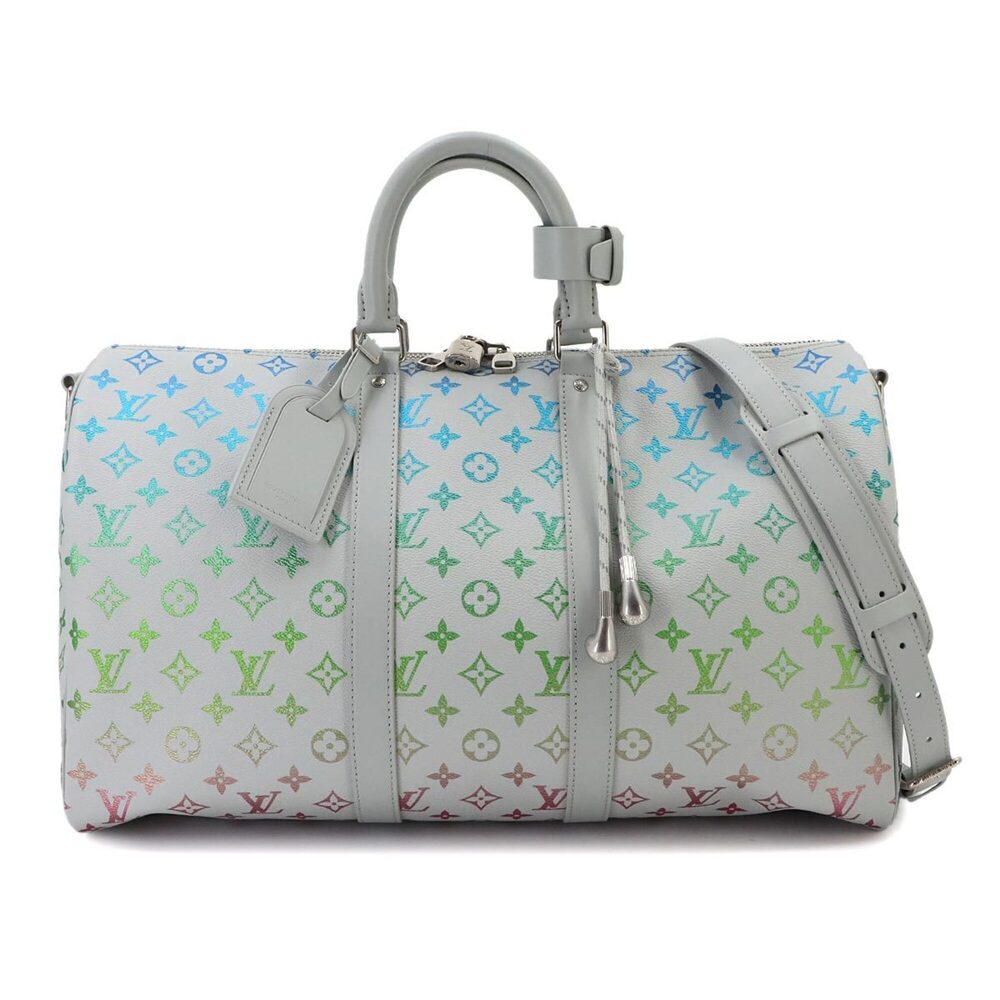 Louis Vuitton Keepall Bandoliere 45 Monogram Iridescent 2-way Boston Shoulder...